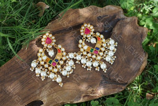 Kundan Earring (1-1322)(preorder) - JEWELSTYLE