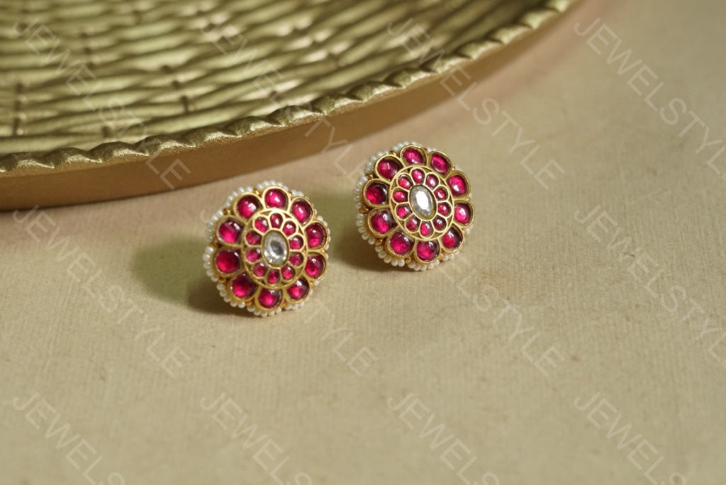 Kundan studs (1-1972)(R)(PREORDER)