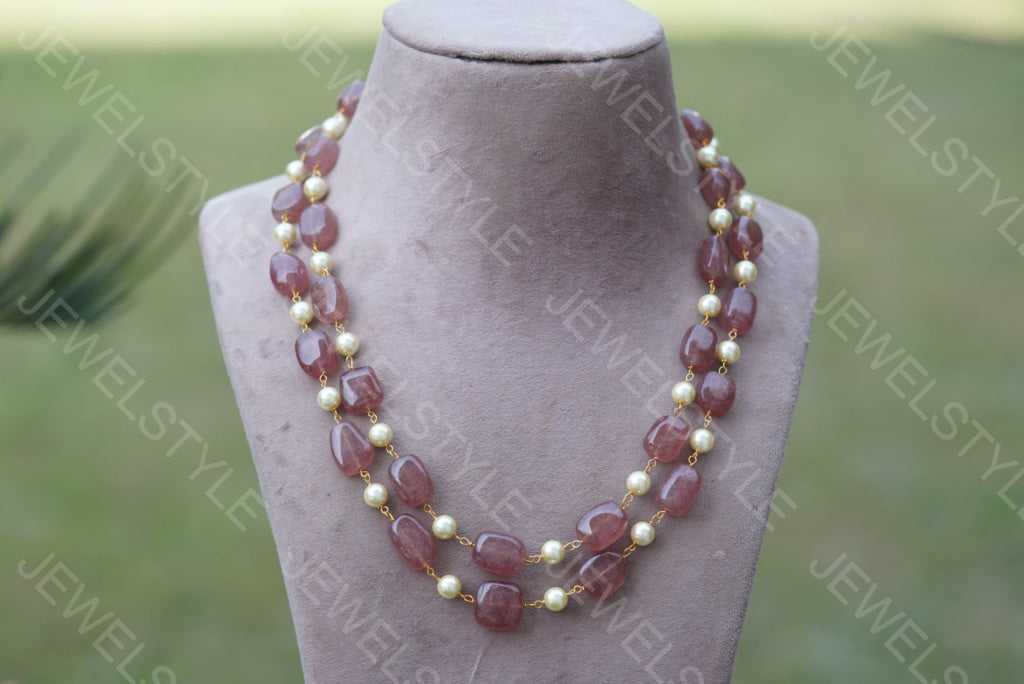 beads Necklace set (4-4042)(N) - JEWELSTYLE