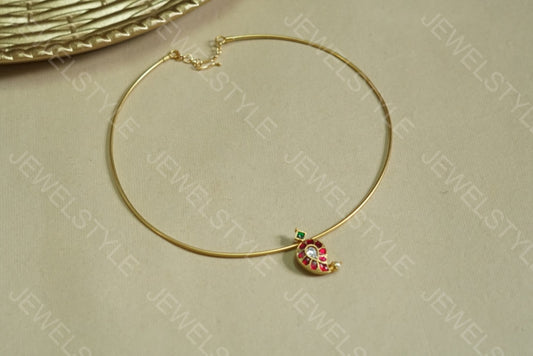 Mango pendant choker (4-1965-C)(PREORDER)