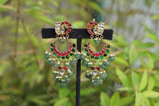 Kundan Earrings (1-1286)(Preorder)