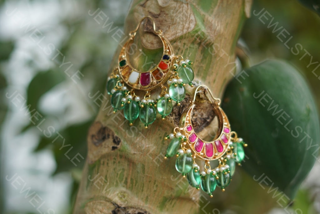 Kundan Earrings(1-1464)(PREORDER)