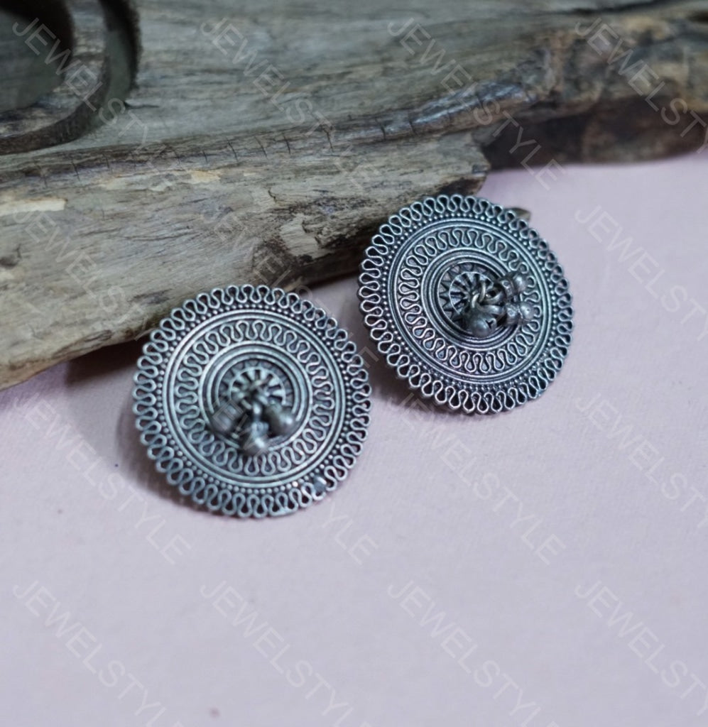 Oxidised studs (1-446)(ON SALE) - JEWELSTYLE