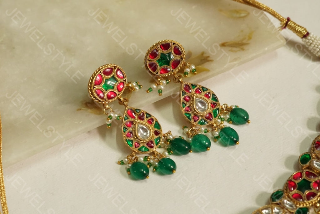 Kundan Choker set (Preorder)( 4-1132) - JEWELSTYLE