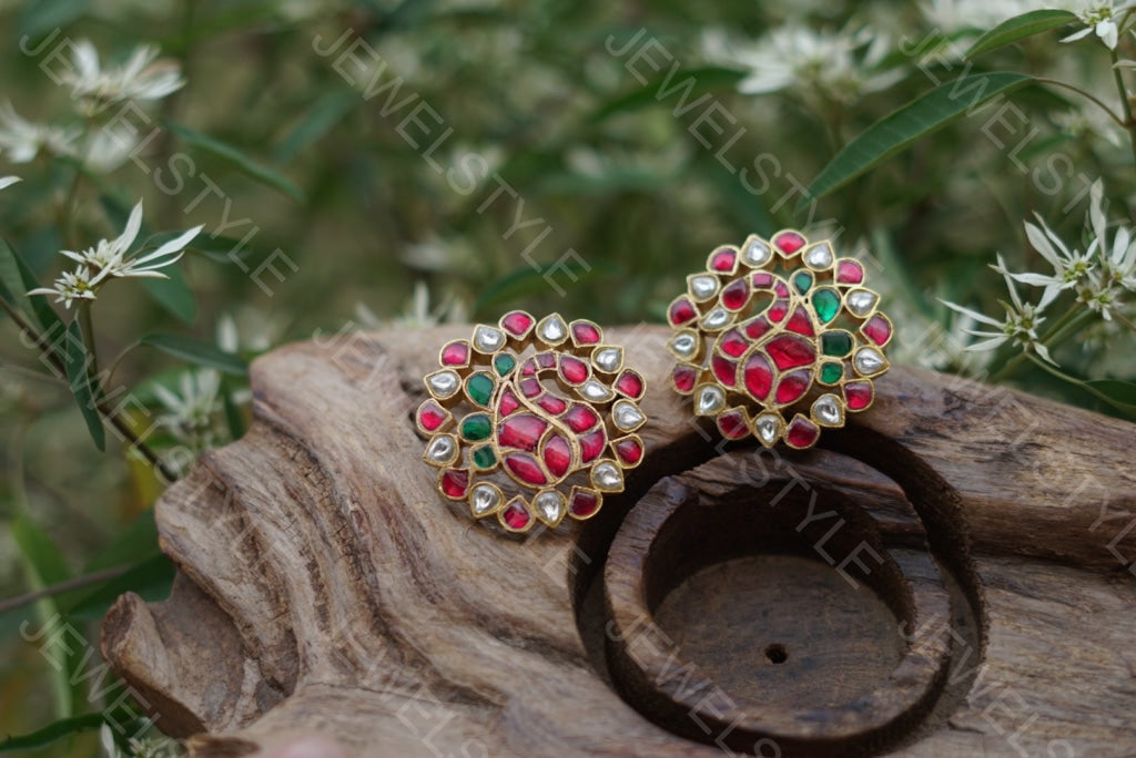 Kundan studs(Preorder) 1-1017 - JEWELSTYLE