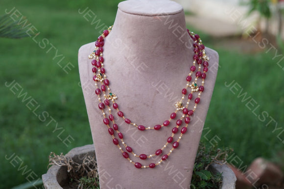 beads Necklace (4-3469)(N)