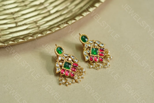 Kundan Earrings (1-1500)(PREORDER) - JEWELSTYLE