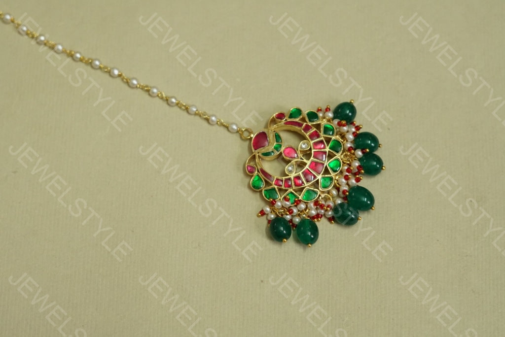 Kundan Maangtika( Preorder) 5-57 - JEWELSTYLE