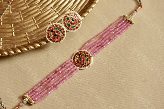 Kundan Choker set (4-963)( preorder) - JEWELSTYLE