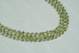 Green beads necklace( Preorder) 4-1417(N)