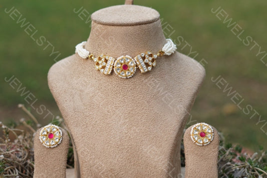 Kundan Choker set(Preorder) - JEWELSTYLE