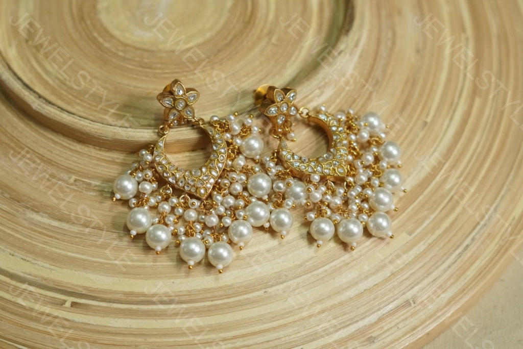 Kundan Earring (1-1694)(PREORDER)