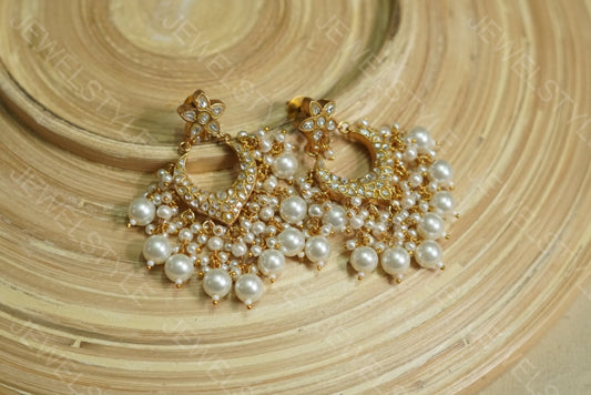 Kundan Earring (1-1694)(PREORDER)
