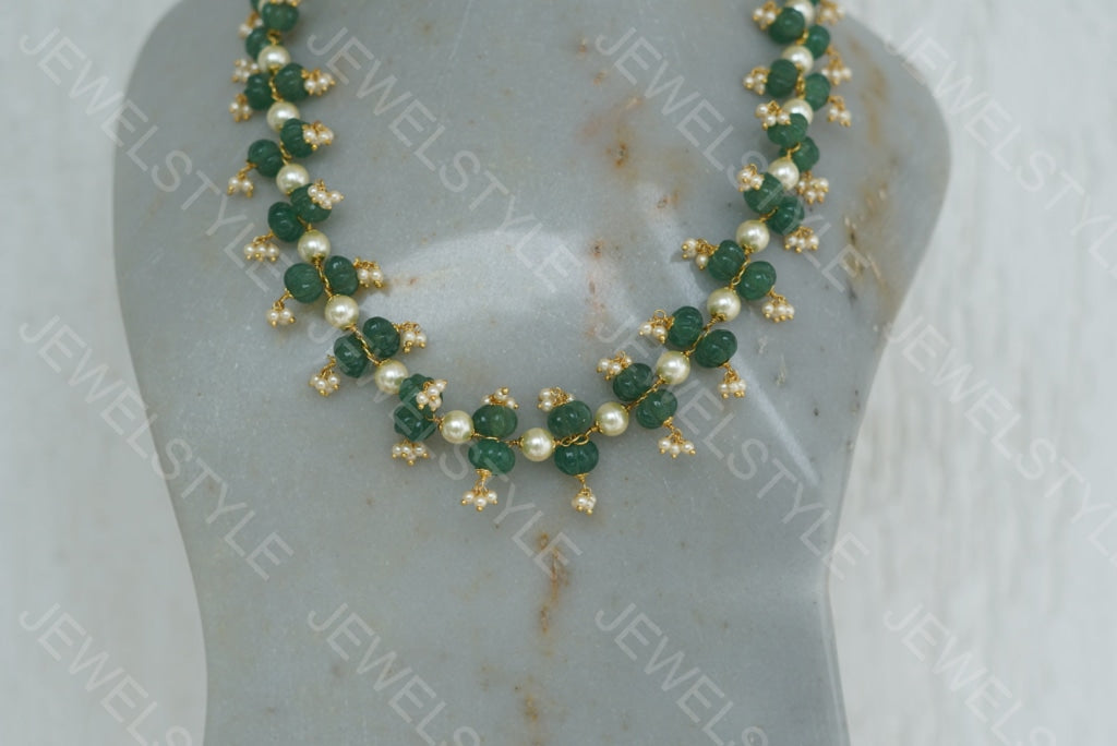 Beads Necklace  (4-4166) - JEWELSTYLE