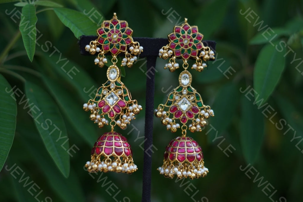 Kundan Jhumki  (1-1407) (PREORDER)