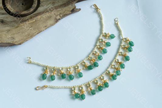 Kundan Ear Chain (9-49)