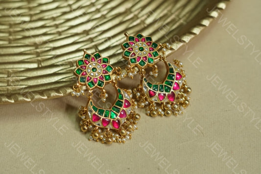 Kundan  Earrings(1-1466)(PREORDER)