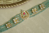 Kundan Choker Necklace (4-3278)(preorder)