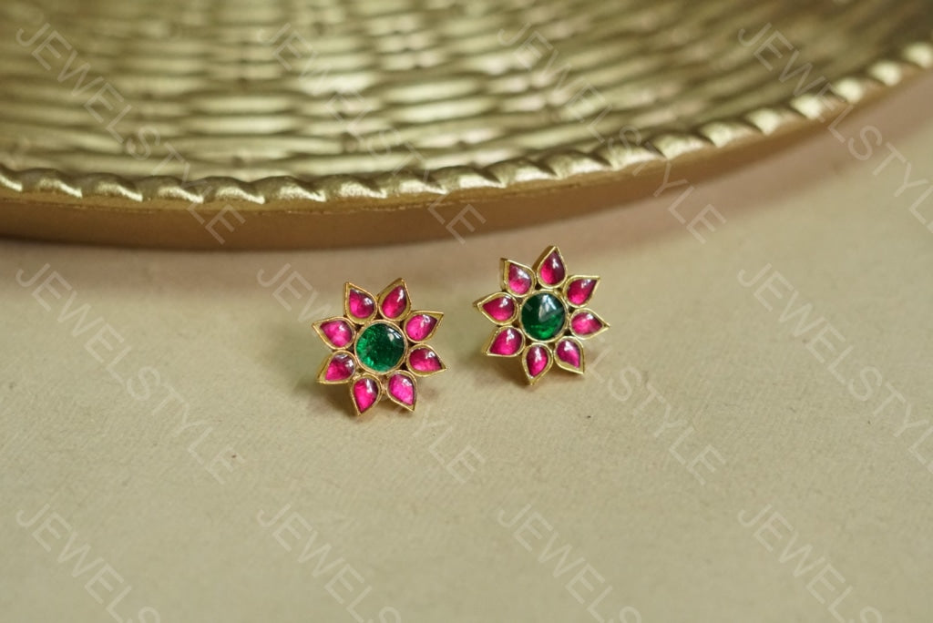 Kundan Earring  (1-1536)(PREORDER) - JEWELSTYLE