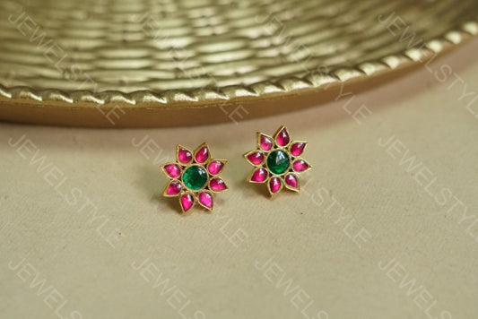 Kundan Earring  (1-1536)(PREORDER) - JEWELSTYLE