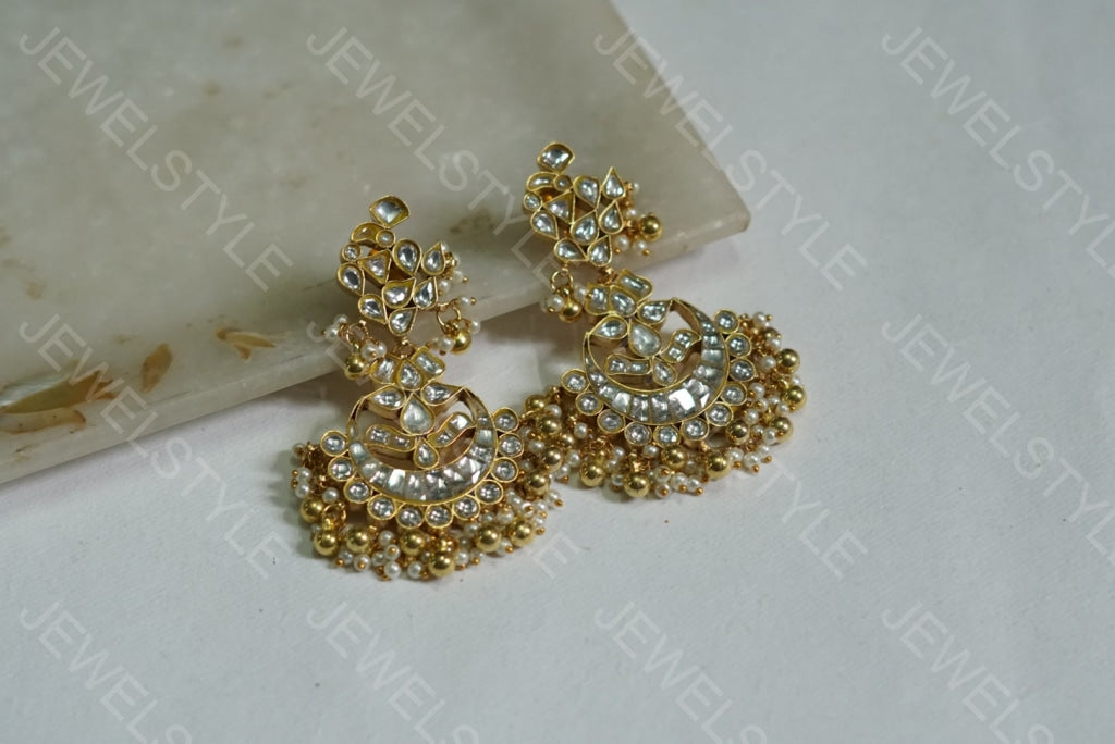 Kundan Earrings (1-1274) (PREORDER)