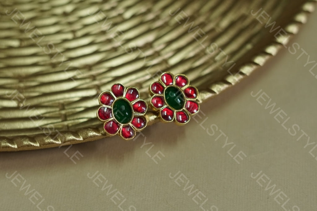 Kundan studs(1-1181)(PREORDER) - JEWELSTYLE