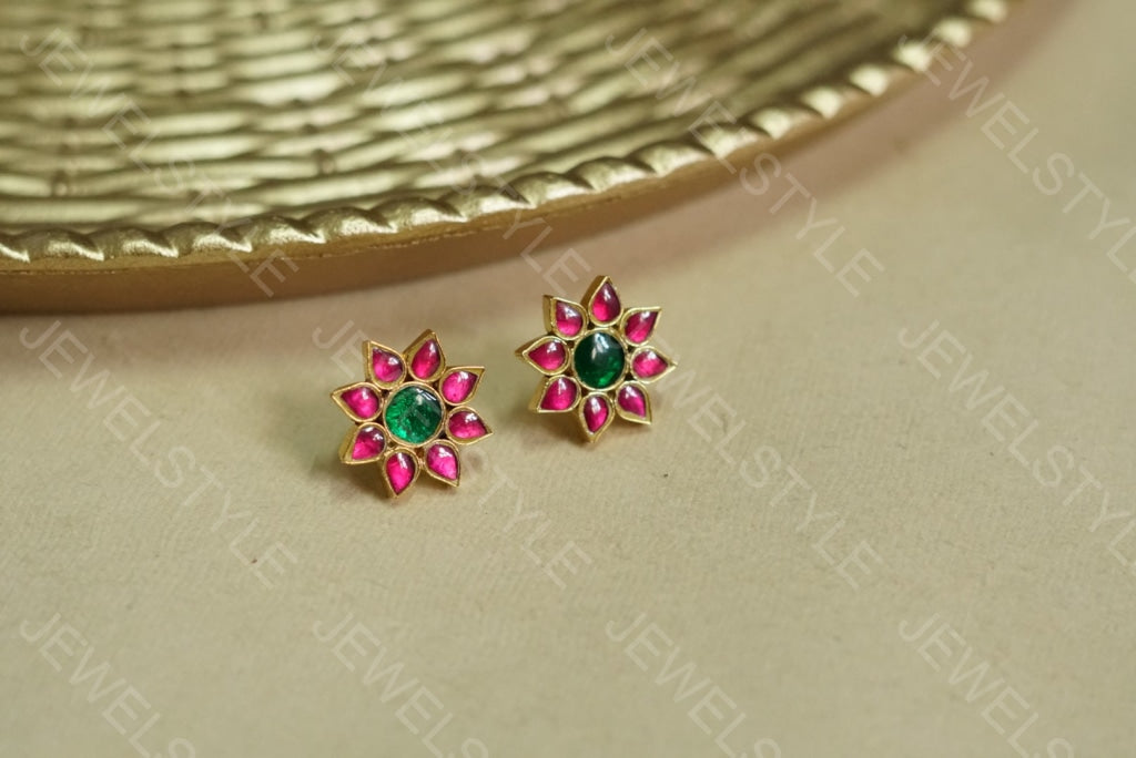 Kundan Earring  (1-1536)(PREORDER) - JEWELSTYLE