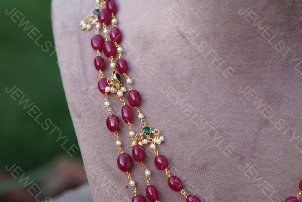 beads Necklace (4-3469)(N) - JEWELSTYLE