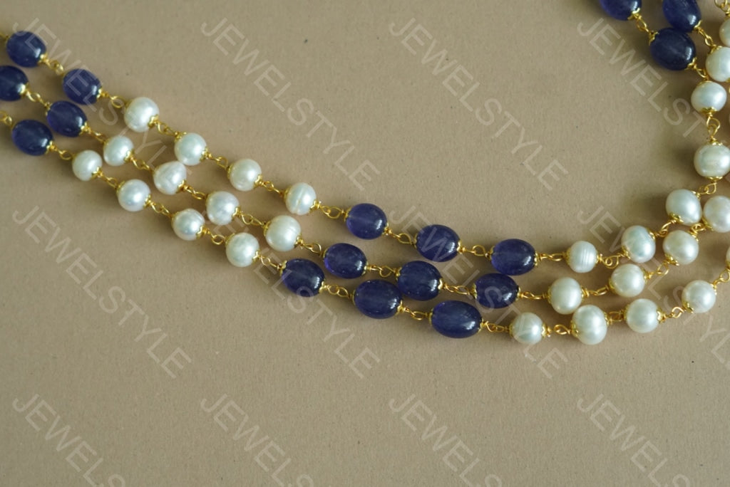 Beads Necklace (4-3757)(N) - JEWELSTYLE
