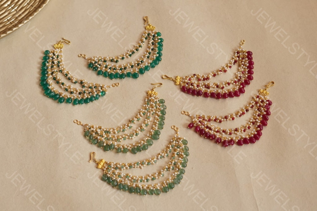 Beads Ear Chain (9-35)(already discounted) - JEWELSTYLE