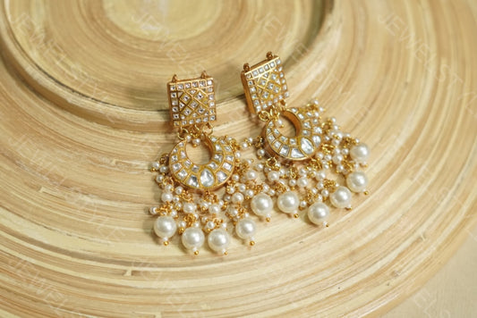 Kundan Chandbali (1-1723)(PREORDER) - JEWELSTYLE