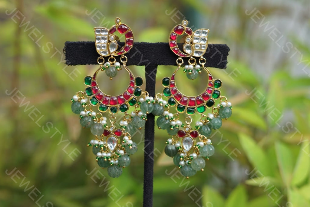 Kundan Earrings (1-1286)(Preorder)