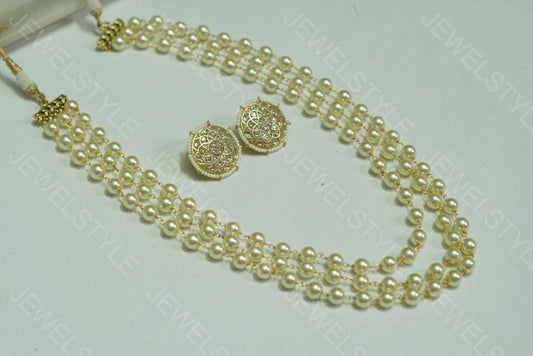 Pearl Necklace set( Preorder) 4-1431 - JEWELSTYLE