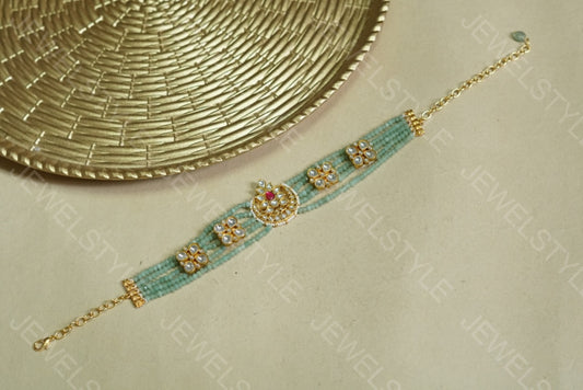 Kundan Choker Necklace (4-3278)(preorder)
