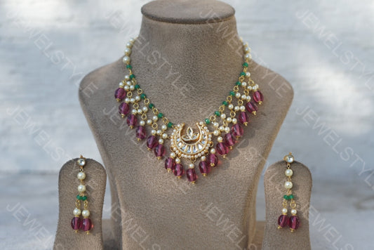 Beads necklace set(4-3235)(N) - JEWELSTYLE