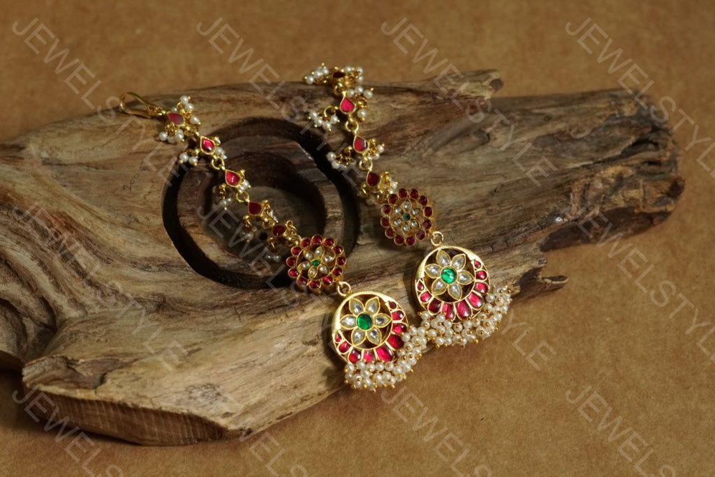 Kundan earrings(Preorder) 1-601 - JEWELSTYLE
