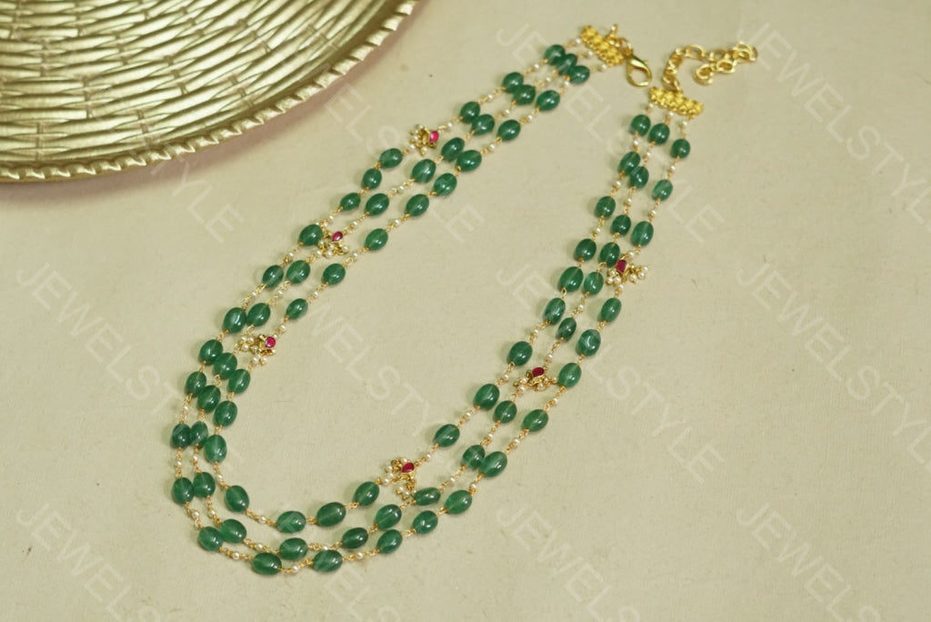 Beads Necklace (4-3460)(OFFER PIECE)(N) - JEWELSTYLE