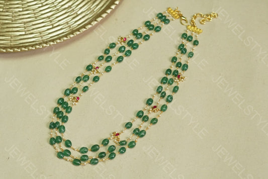 Beads Necklace (4-3460)(OFFER PIECE)(N) - JEWELSTYLE