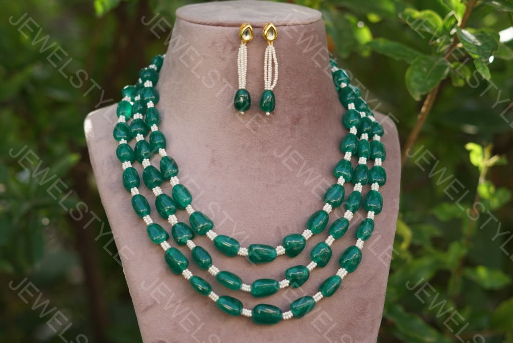 Beads Necklace set - JEWELSTYLE