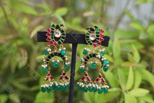 Kundan Earrings (1-1287)(Preorder)