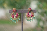 Small Kundan Chandbali Earring (1-1708)(PREORDER)