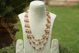 Rodolite beads necklace