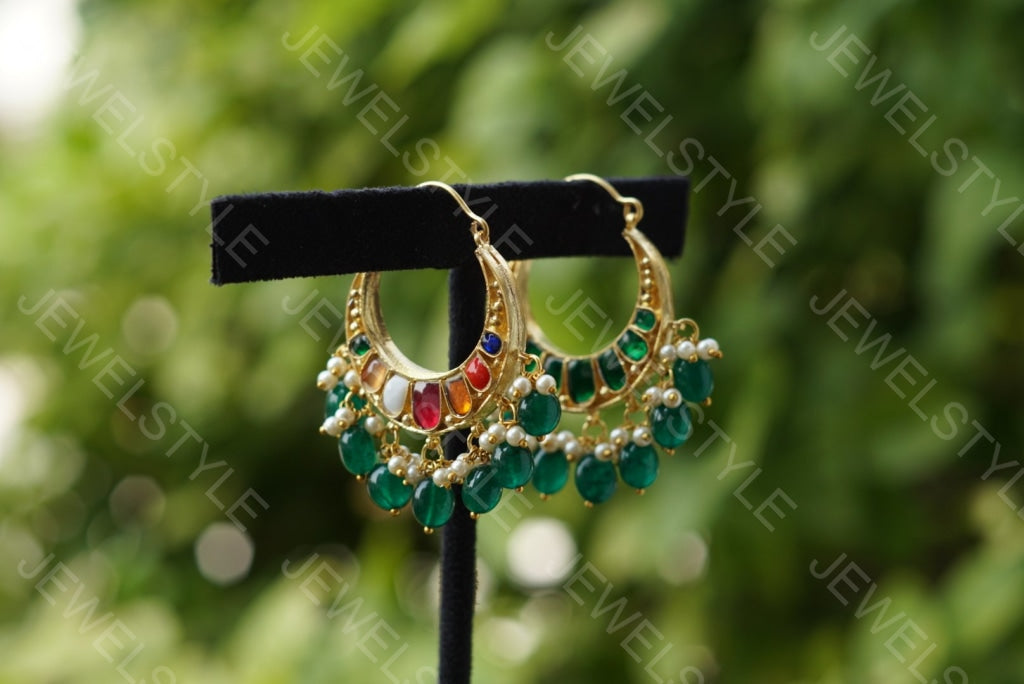 Kundan reversible Bali(Preorder) 1-800 - JEWELSTYLE