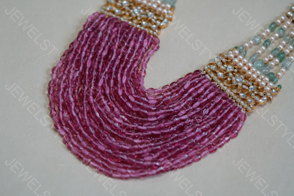 Kundan Necklace (4-4720)(R)(PREORDER) - JEWELSTYLE