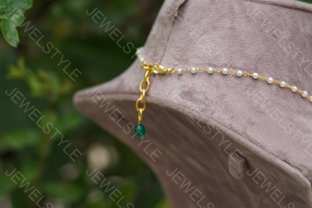 Kundan pendant chain (Preorder) 4-1356 - JEWELSTYLE