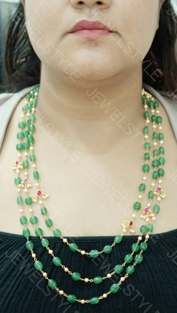 Beads Necklace (4-3460)(OFFER PIECE)(N) - JEWELSTYLE