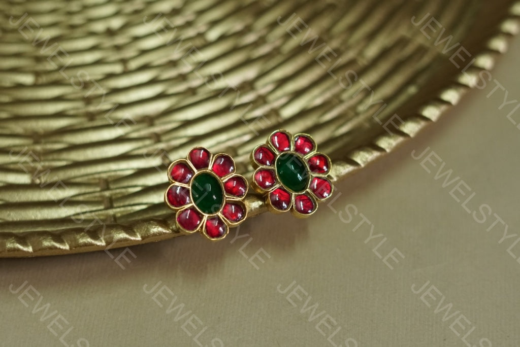 Kundan studs(1-1181)(PREORDER) - JEWELSTYLE