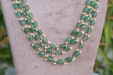 Beads Necklace(4-1372)(N)