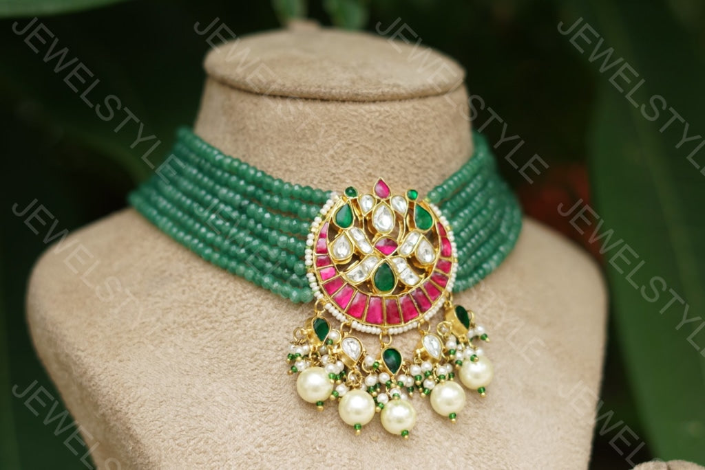 Choker necklace(Preorder) 4-334 - JEWELSTYLE