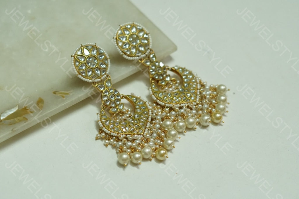 Kundan chandbali(Preorder)(R)(1-1088) - JEWELSTYLE